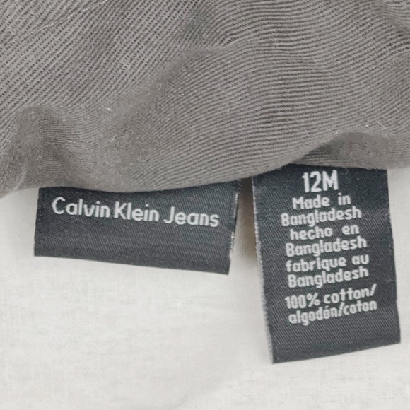 Calvin Klein Baby Girl Coat-12 mo.-Brown/Pink - Picture 4 of 5